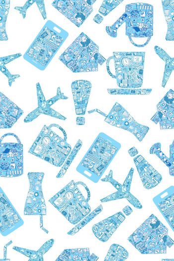 467278- 生活元素满版童装花