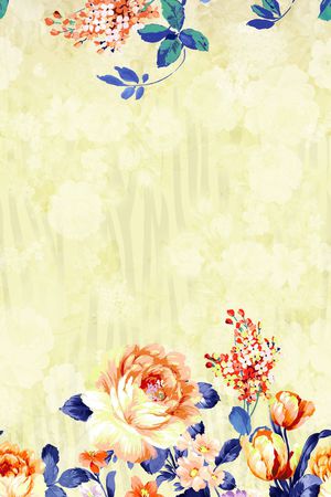 清新亮丽印花华亿平台图片