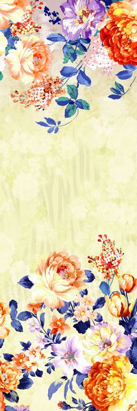 清新亮丽印花华亿平台图片