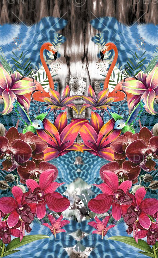 潮流时尚印花华亿平台图片