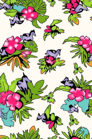 电脑手绘印花华亿平台图片