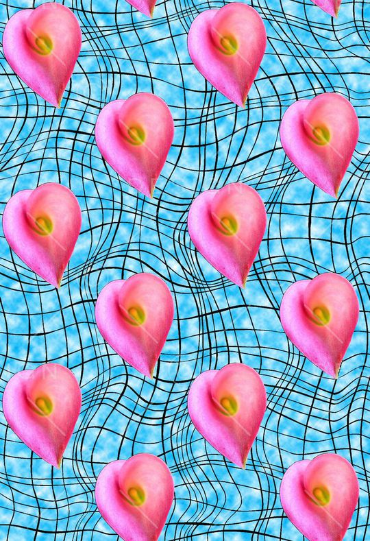 抽象印花华亿平台图片