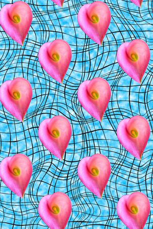 抽象印花华亿平台图片