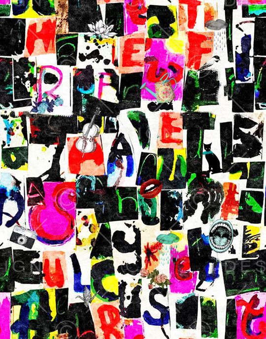 复古印花华亿平台图片