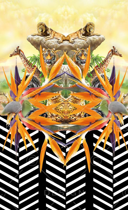 动物印花华亿平台图片