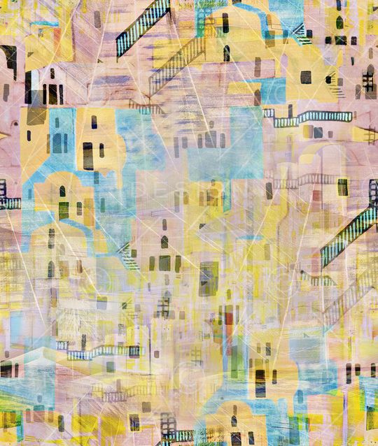 仿古印花华亿平台图片