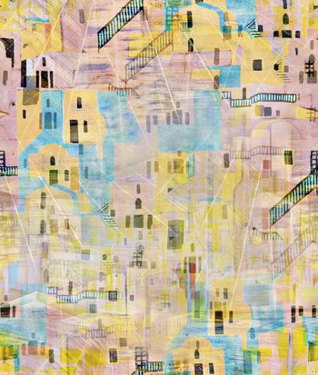 仿古印花华亿平台图片