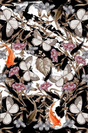 笔触印花华亿平台图片