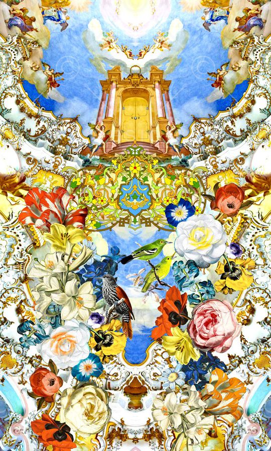 欧式印花华亿平台图片