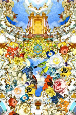 欧式印花华亿平台图片