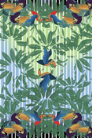 热带华亿平台印花华亿平台图片