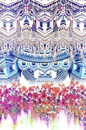 建筑印花华亿平台图片