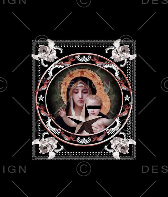 纪梵希风格印花华亿平台图片