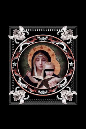 纪梵希风格印花华亿平台图片