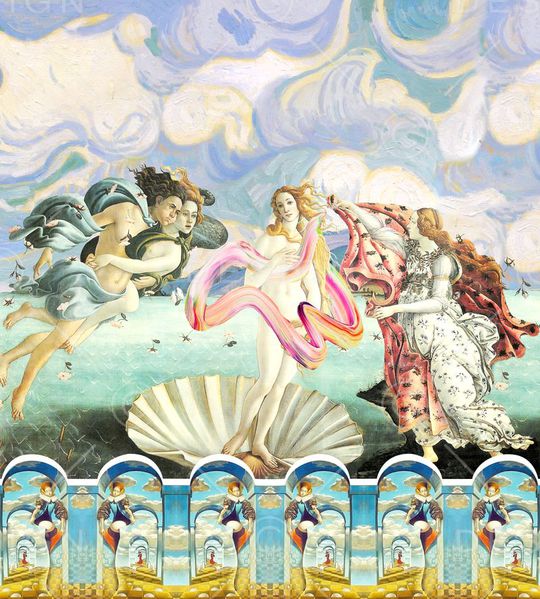 宫廷印花华亿平台图片