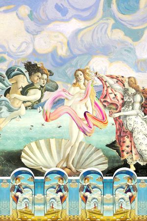 宫廷印花华亿平台图片