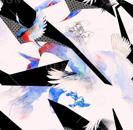 水彩印花华亿平台图片