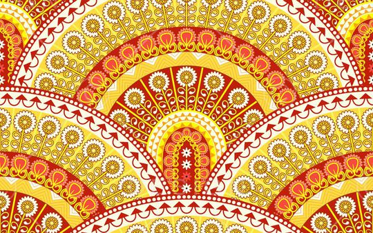 民族风印花华亿平台图片