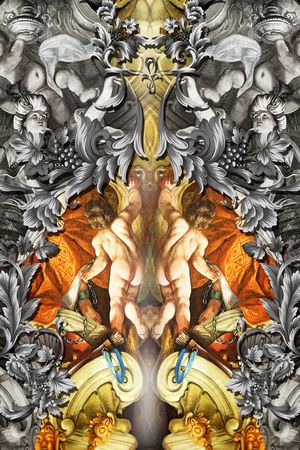 潮流时尚印花华亿平台图片