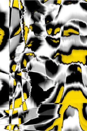 抽象图案印花华亿平台图片