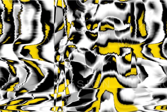 抽象图案印花华亿平台图片