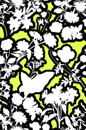 黄底白花 白叶印花华亿平台图片