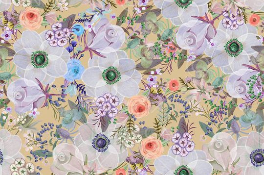 清新印花华亿平台图片