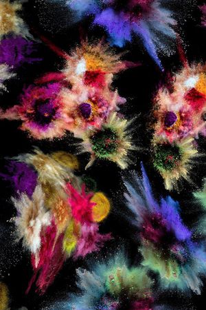 抽象印花华亿平台图片