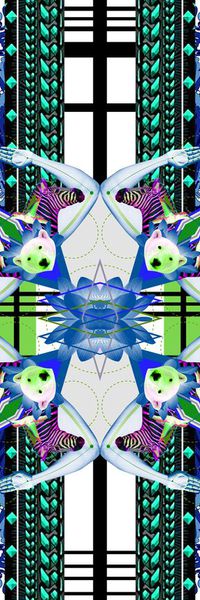 方巾欧式图案印花华亿平台图片