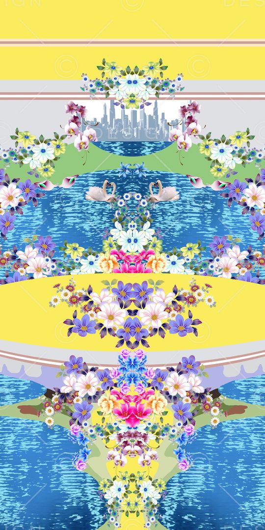 大牌时尚潮流印花华亿平台图片