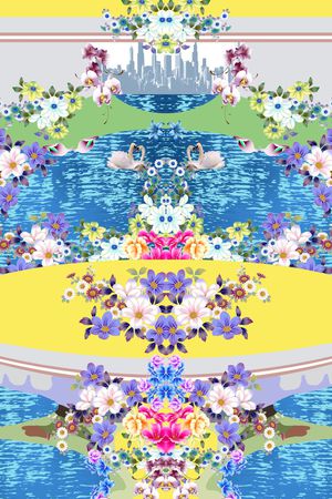 大牌时尚潮流印花华亿平台图片