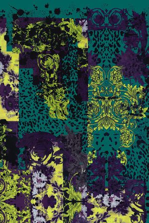 大牌时尚豹纹印花华亿平台图片