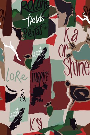 大牌时尚印花华亿平台图片