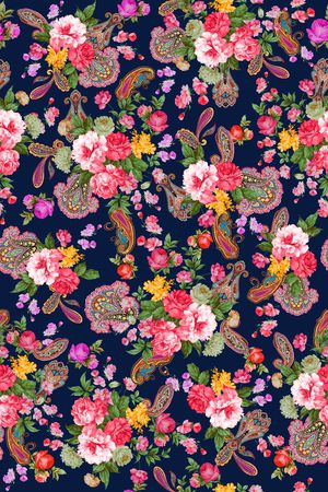 时尚佩斯里印花华亿平台图片