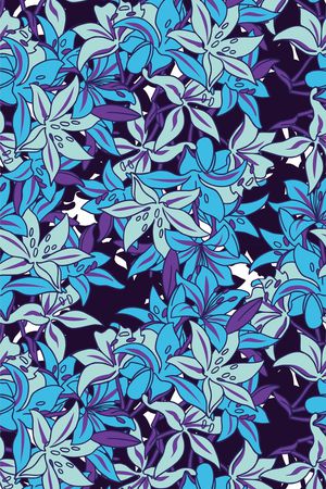 热带植物印花华亿平台图片