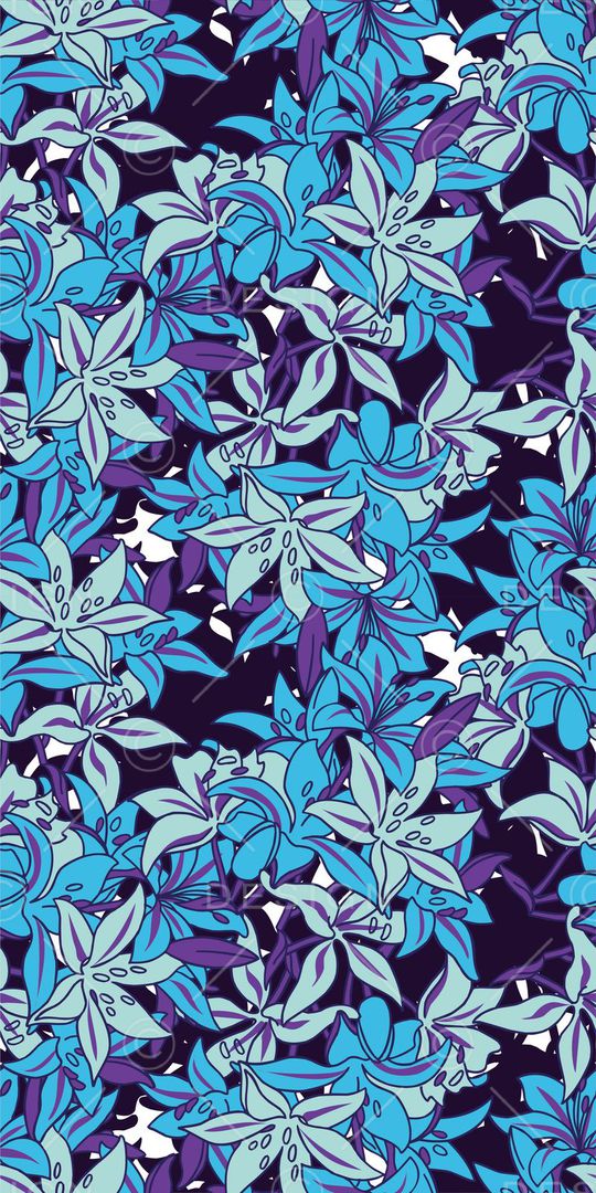 热带植物印花华亿平台图片