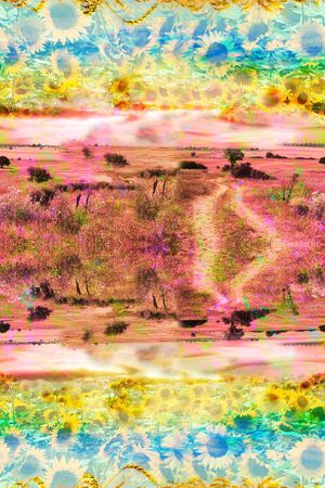 抽象印花华亿平台图片