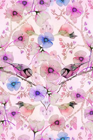 中国风印花华亿平台图片