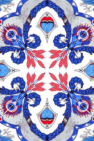 花纹印花华亿平台图片