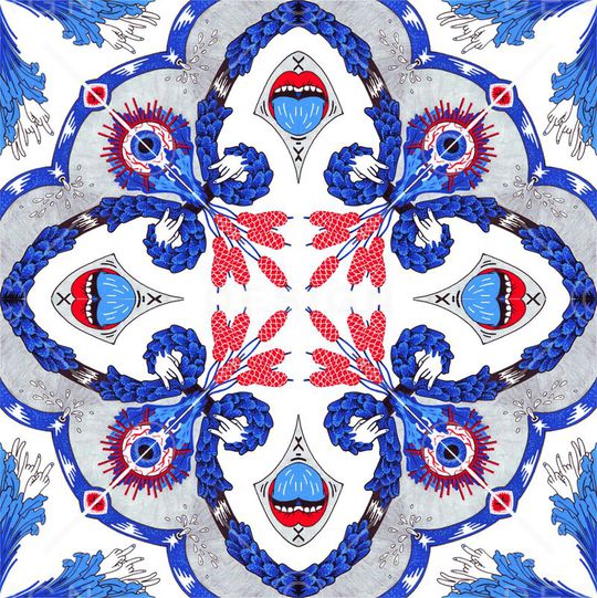 花纹印花华亿平台图片