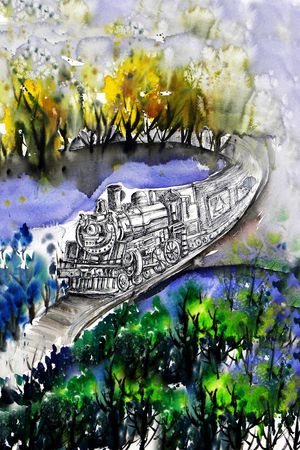 春天秋天印花华亿平台图片