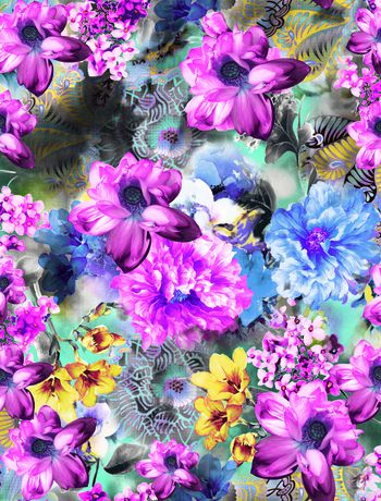 468349-复古欧式花纹花卉