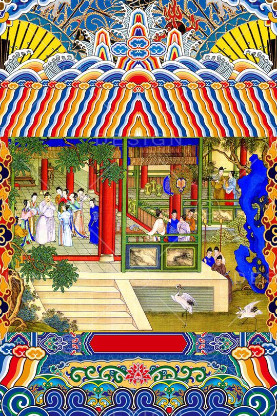 建筑印花华亿平台图片