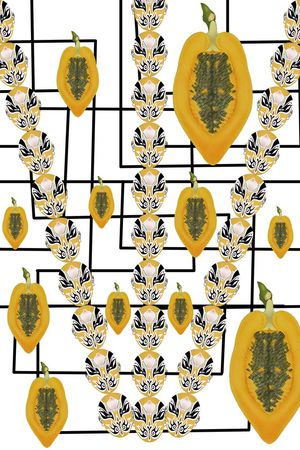 定位时尚大牌印花华亿平台图片