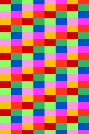 彩色块印花华亿平台图片