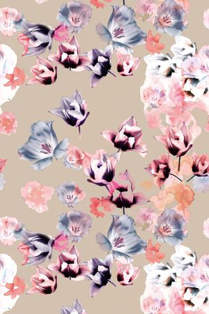 粉色印花华亿平台图片