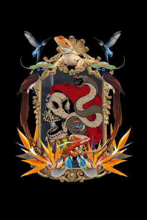 潮流时尚印花华亿平台图片