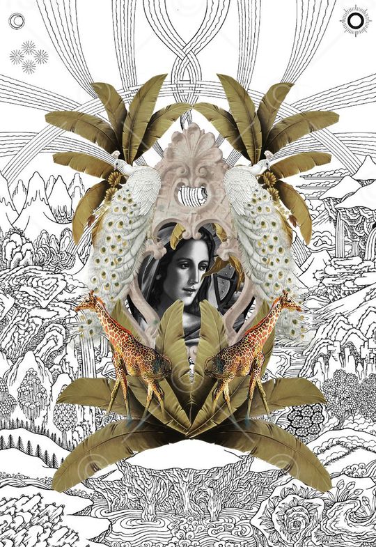 芭蕉印花华亿平台图片