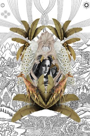 芭蕉印花华亿平台图片