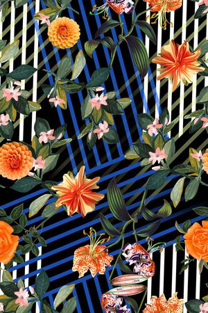 甜美 清新印花华亿平台图片